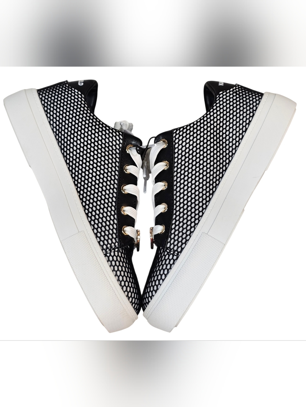 Karl Langerfeld Paris Cate Women's Pin Lace Up Sneakers, Size 7, New - Picture 5 of 9